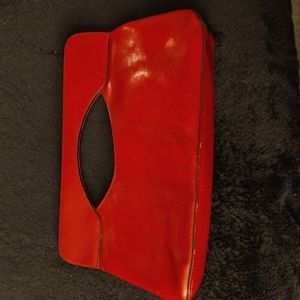 Vintage Burgundy Clutch